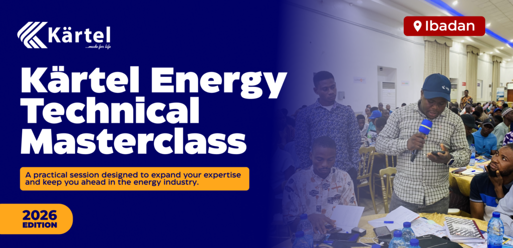 Kartel Energy Technical Masterclass 2026 Ibadan.